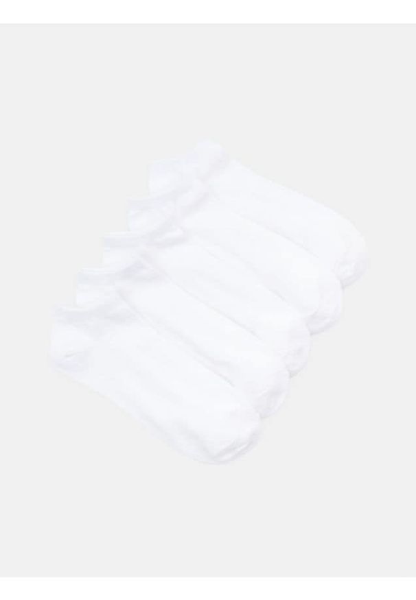 Sinsay - Skarpetki stopki 5pack - biały. Kolor: biały