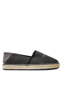 Espadryle Calvin Klein Jeans. Kolor: czarny