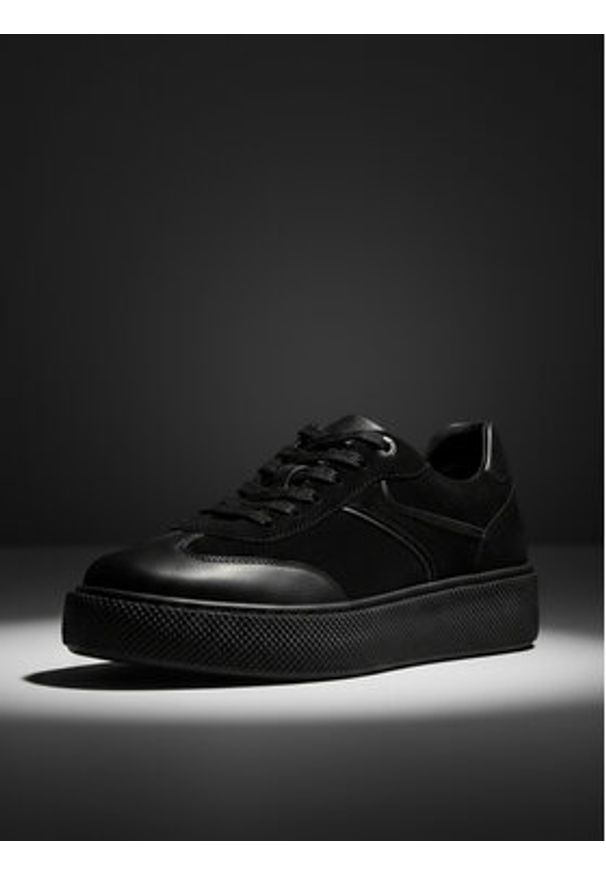 Lasocki Sneakersy CEO-WI23-CRICKIT-01 Czarny. Kolor: czarny. Materiał: zamsz, skóra