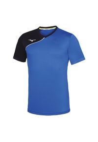 Koszulka dziecięca Mizuno Team trad shukyu. Kolor: wielokolorowy, niebieski, czarny. Sport: piłka nożna #1