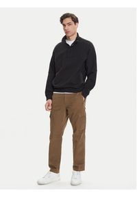 BOSS Bluza Ze Work 50545753 Czarny Regular Fit. Kolor: czarny. Materiał: bawełna #4