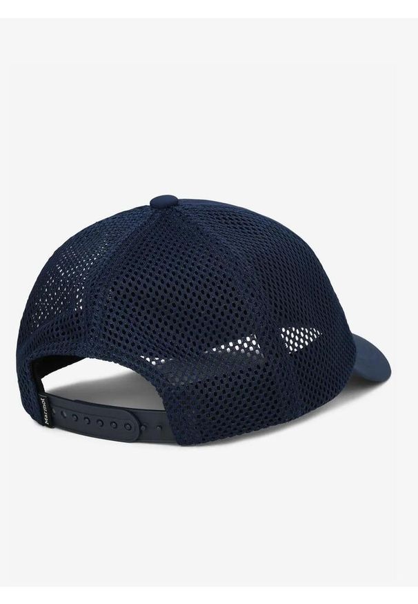 Czapka z daszkiem Marmot Alpine Soft Mesh Trucker. Kolor: niebieski. Materiał: mesh