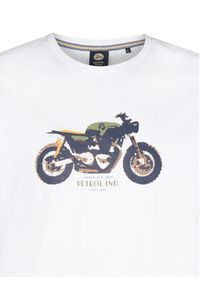 Petrol Industries T-Shirt M-1050-TSR671 Biały Regular Fit. Kolor: biały. Materiał: bawełna #8