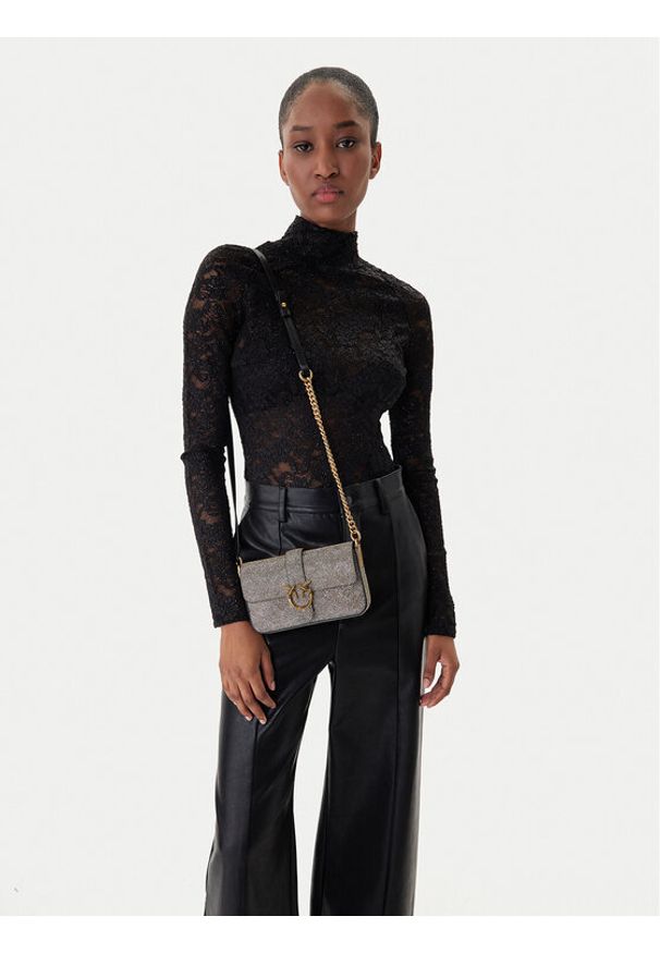 Pinko - PINKO Torebka Love One Slouchy Baby AI 25-26 PCPL 105353 105353 Złoty. Kolor: złoty