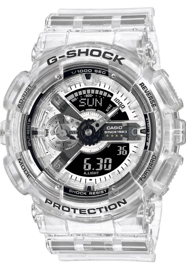 Zegarek sportowy G-SHOCK Casio G-Shock GA-114RX-7AER 200m bezbarwny. Styl: sportowy