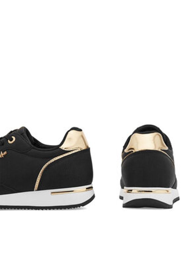 MEXX Sneakersy MIRL1010841W-01 Czarny. Kolor: czarny. Materiał: skóra