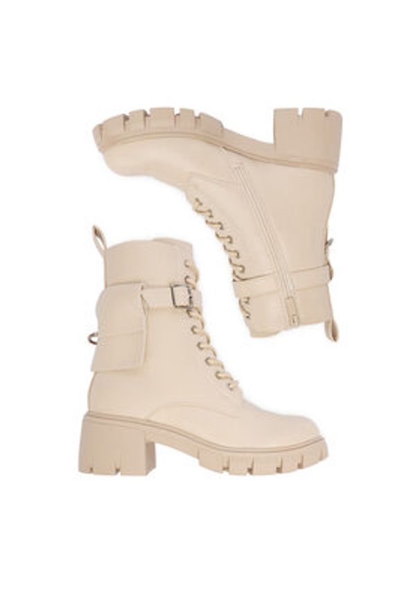 DeeZee Trzewiki 17193-13 Beżowy. Kolor: beżowy. Materiał: syntetyk, materiał