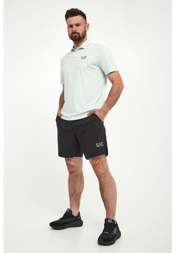 EA7 Emporio Armani - Polo męskie EA7 EMPORIO ARMANI. Typ kołnierza: polo