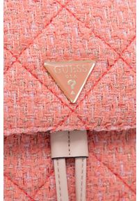 Guess plecak damski kolor różowy mały wzorzysty. Kolor: różowy