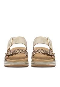 Remonte Klapki CEO-D1J61-91 Złoty. Kolor: złoty. Materiał: materiał #6