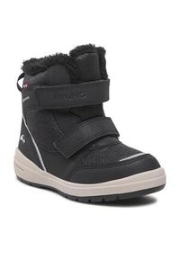 Śniegowce Viking - Hilma High Gtx GORE-TEX Warm 3-91450-2 Black. Kolor: czarny. Materiał: skóra. Wzór: aplikacja #1