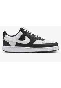 Nike - Buty na co dzień męskie NIKE COURT VISION eko skóra. Okazja: na co dzień. Kolor: czarny, biały, wielokolorowy. Materiał: skóra. Model: Nike Court
