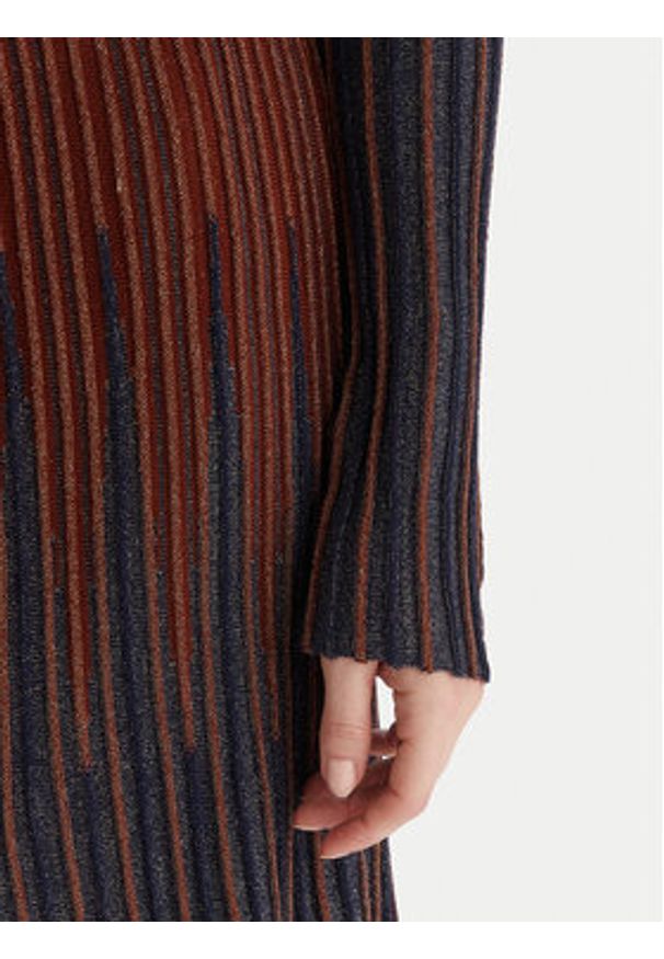 Fracomina Sweter FS25WT7007K558Q7 Kolorowy Slim Fit. Materiał: syntetyk. Wzór: kolorowy