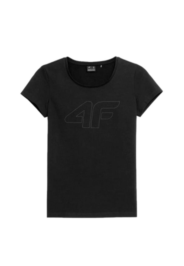 4f - Koszulka Damska 4F. Kolor: czarny