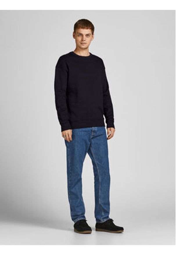 Jack & Jones Bluza Bradley 12249341 Czarny Relaxed Fit. Kolor: czarny. Materiał: bawełna, syntetyk