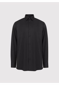 Pako Lorente - PAKO LORENTE - Czarna koszula męska z długim rękawem. Kolor: czarny. Materiał: bawełna, elastan. Długość rękawa: długi rękaw. Długość: długie #3