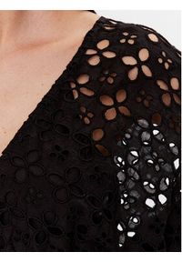 Iconique Sukienka letnia IC23 019 Czarny Regular Fit. Kolor: czarny. Materiał: bawełna. Sezon: lato #3