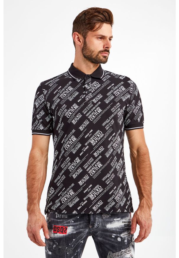 Versace Jeans Couture - POLO VERSACE JEANS COUTURE. Typ kołnierza: polo. Długość: krótkie