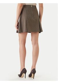 Morgan Spódnica mini 261-JEN.F Brązowy Regular Fit. Kolor: brązowy. Materiał: syntetyk #2