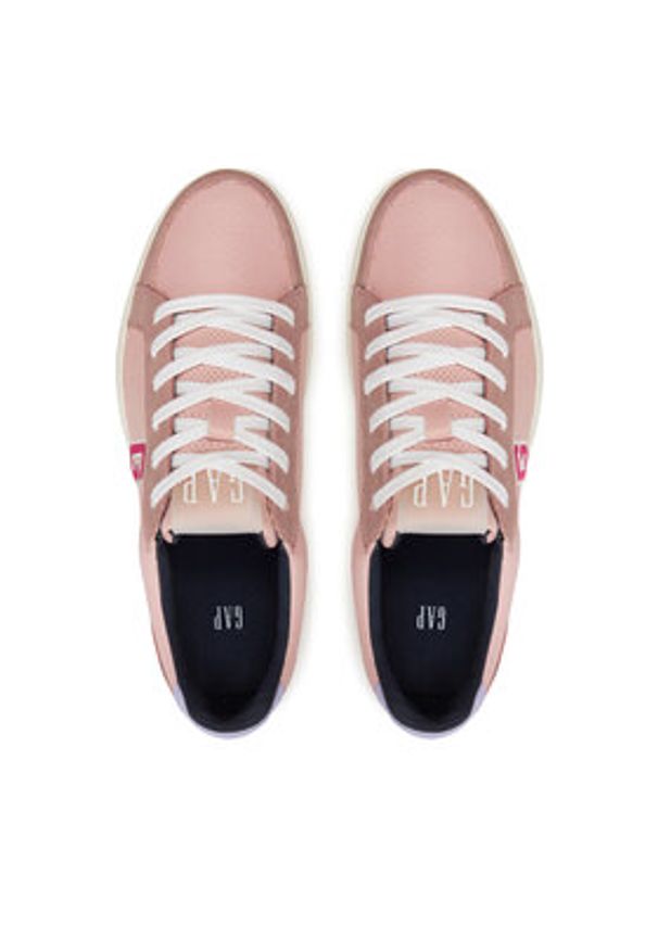 GAP - Gap Sneakersy Seattle Ii Ctr GAB002F5SWLTPKGP Różowy. Kolor: różowy. Materiał: skóra