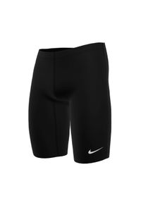 Jammery pływackie dziecięce Nike Hydrastrong Solid Jammer. Kolor: czarny