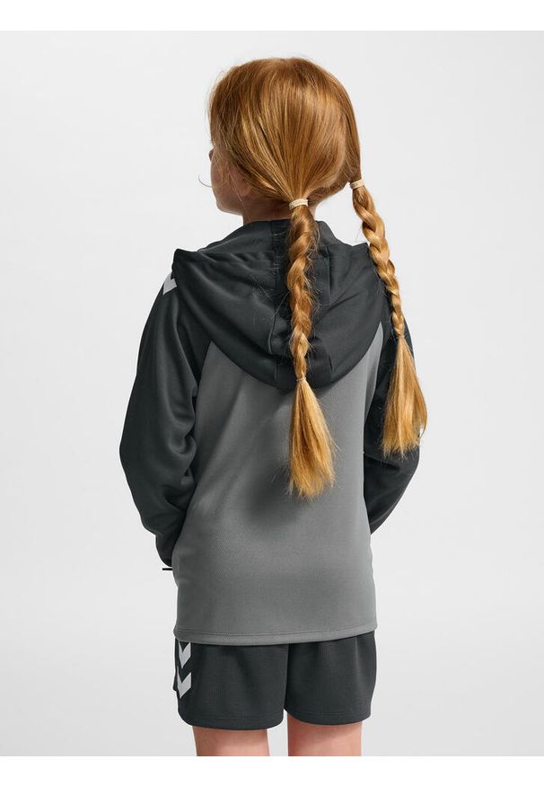 Dziecienska bluza z kapturem na zamek Hummel Lead 2.0. Typ kołnierza: kaptur. Kolor: szary