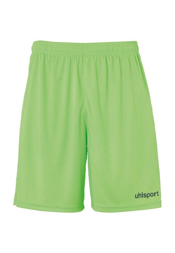UHLSPORT - Spodenki bez zapięcia Uhlsport Center Basic. Kolor: zielony. Materiał: materiał. Długość: krótkie