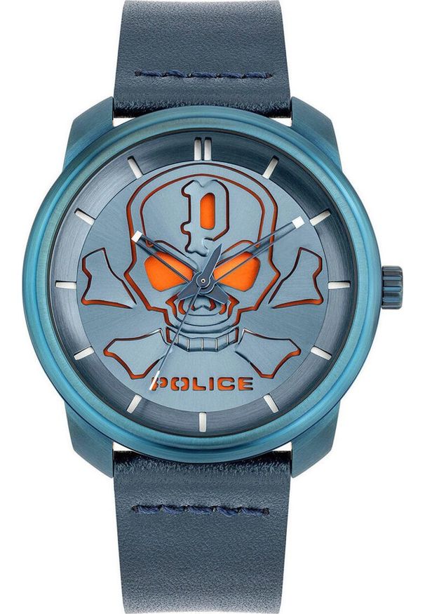 Zegarek Police Męski Zegarek POLICE model PL15714JSBL03 (44MM) Nosize