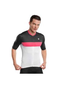 SIROKO - Ultralekka koszulka rowerowa męska M3 Technique Pro. Kolor: czarny, biały, wielokolorowy. Sport: kolarstwo