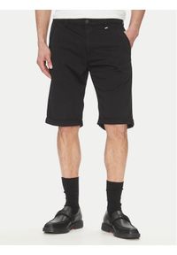 Karl Lagerfeld - KARL LAGERFELD Szorty materiałowe 265812 552829 Czarny Regular Fit. Kolor: czarny. Materiał: bawełna