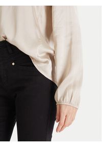 Maryley Bluzka 25IB824/18LA Beżowy Regular Fit. Kolor: beżowy. Materiał: wiskoza #4