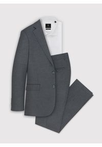 Pako Lorente - PAKO LORENTE – Szare eleganckie spodnie męskie. Kolor: szary. Styl: elegancki #4