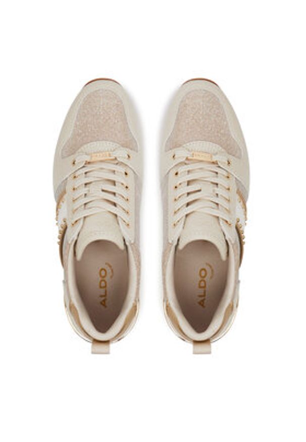 Aldo Sneakersy Rongan 13672208 Beżowy. Kolor: beżowy. Materiał: skóra