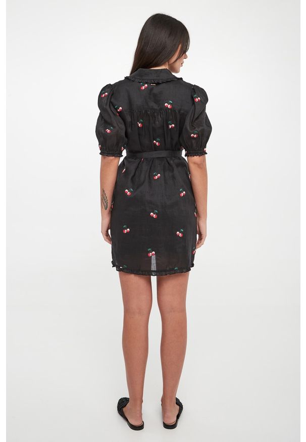 Twinset Milano - Sukienka damska z motywem czereśni TWINSET