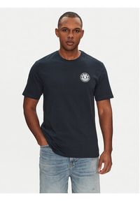 Element T-Shirt ELYZT00490 Granatowy Regular Fit. Kolor: niebieski. Materiał: bawełna #3