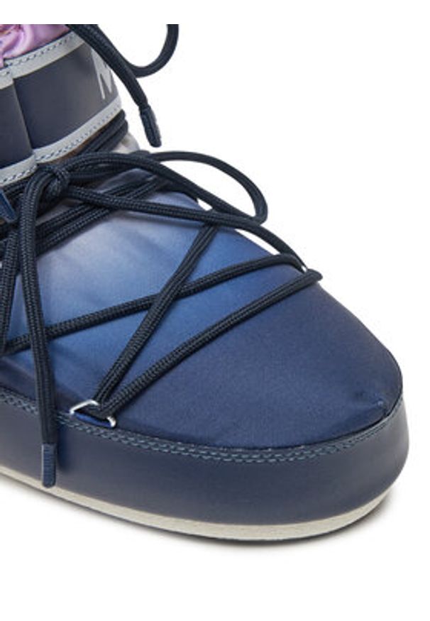 Moon Boot Śniegowce 80D1409530 Granatowy. Kolor: niebieski. Materiał: skóra