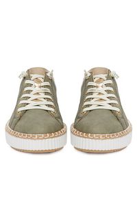 Rieker Sneakersy M2952-52 Khaki. Kolor: brązowy. Materiał: skóra #5