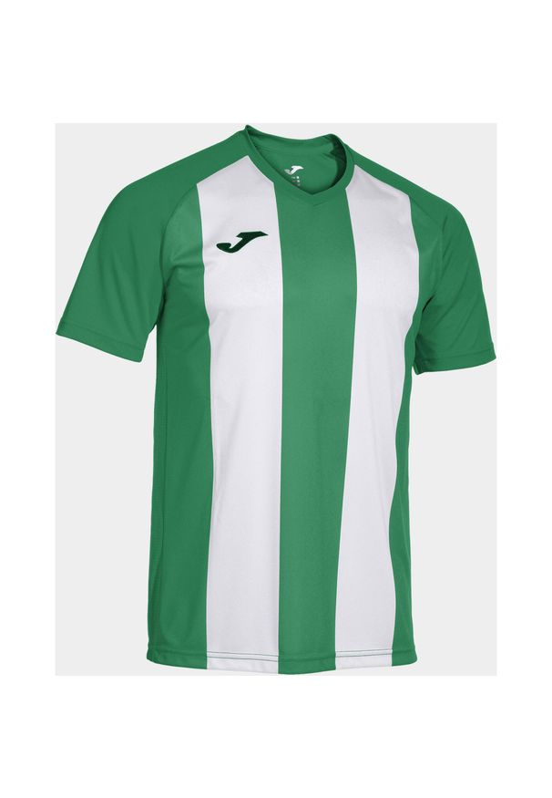 Koszulka Joma Inter IV zielono-biała L - dekolt w szpic. Kolor: wielokolorowy, biały, zielony. Sport: piłka nożna