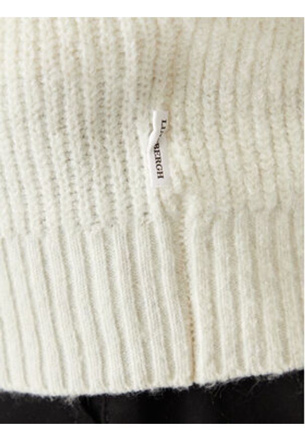 Lindbergh Kardigan 30-804059B Biały Relaxed Fit. Kolor: biały. Materiał: wiskoza, bawełna