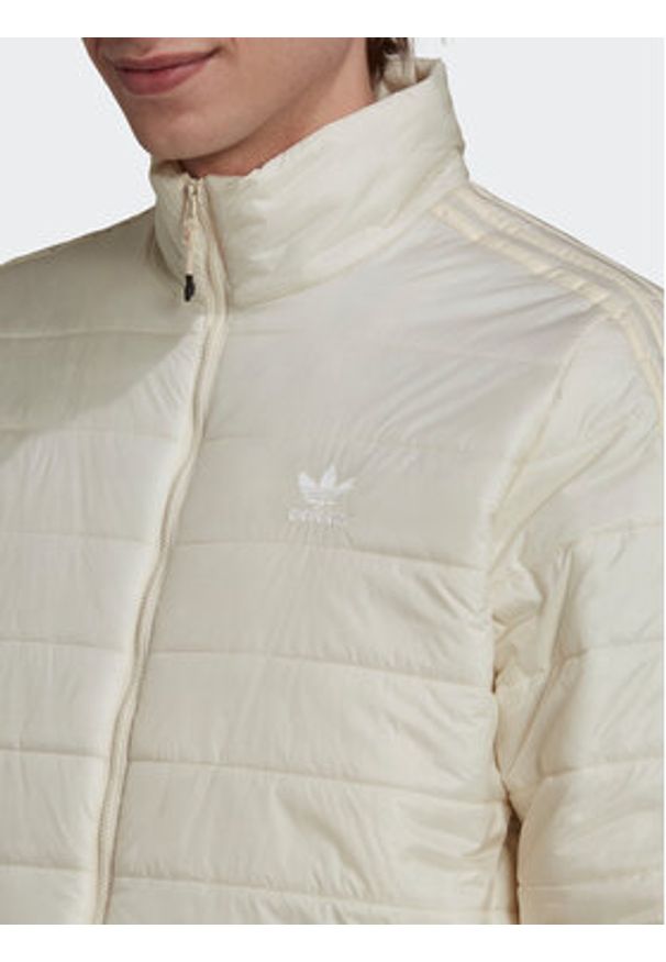 Adidas - adidas Kurtka przejściowa Padded Stand Collar HL9214 Beżowy Standard Fit. Kolor: beżowy. Materiał: syntetyk