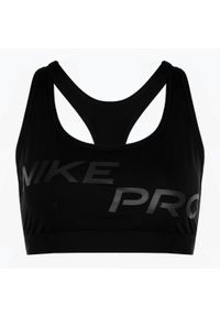 Biustonosz Nike Pro Swoosh Light Support. Kolor: czarny. Sport: fitness
