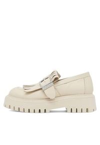 Badura Loafersy DEBORAH-24SS200 Beżowy. Kolor: beżowy. Materiał: skóra #5