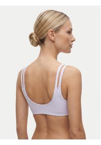 Adidas - adidas Biustonosz sportowy Optime Workout Reversible Twist Light Support Bra KS6053 Fioletowy jasny. Kolor: fioletowy. Materiał: syntetyk #3