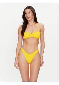 Hunkemöller Dół od bikini Crinkle 205680 Żółty. Kolor: żółty. Materiał: syntetyk #4