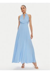 Liu Jo Sukienka wieczorowa CA4216 TS055 Błękitny Regular Fit. Kolor: niebieski. Materiał: syntetyk. Styl: wizytowy #1