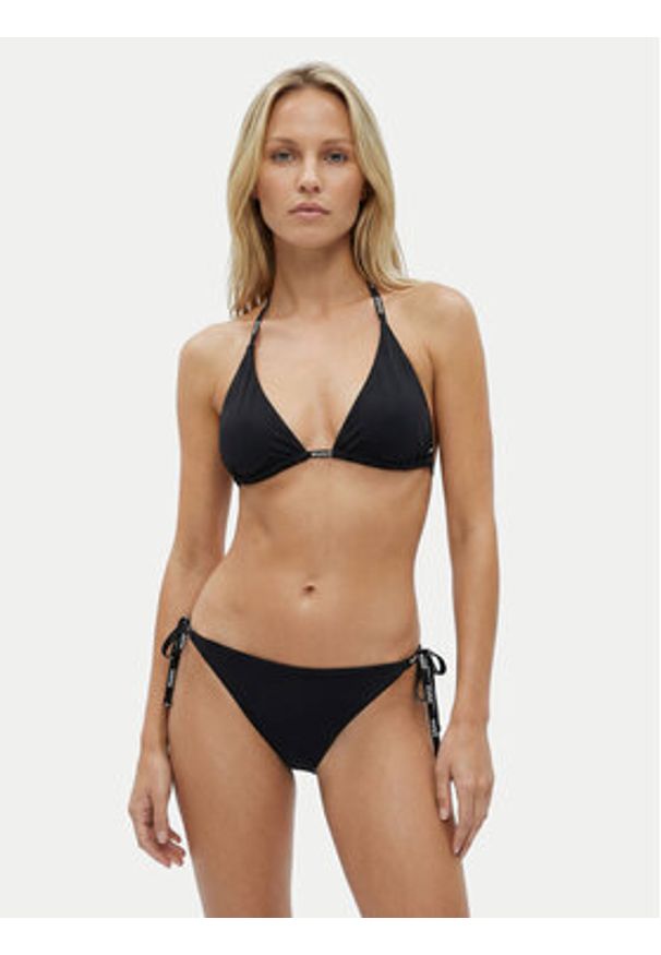 Hugo - HUGO Góra od bikini PURE TRIANGLE 50555596 Czarny. Kolor: czarny. Materiał: syntetyk