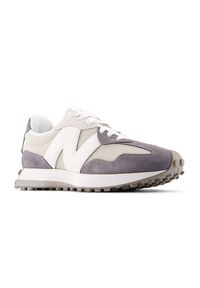 Buty unisex New Balance U327LND – szare. Okazja: na co dzień. Kolor: szary. Materiał: zamsz, guma, materiał. Szerokość cholewki: normalna #2