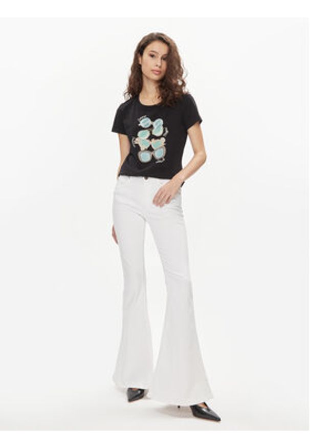 Liu Jo T-Shirt MA4393 J5003 Czarny Regular Fit. Kolor: czarny. Materiał: bawełna