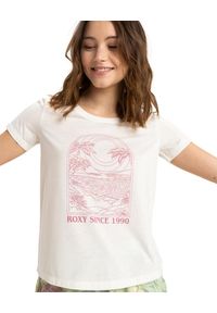Roxy - Koszulka z krótkim rękawem dla Kobiety SURFCLASSIC Biały. Kolor: biały. Materiał: wiskoza, poliester, materiał. Długość rękawa: krótki rękaw. Długość: krótkie