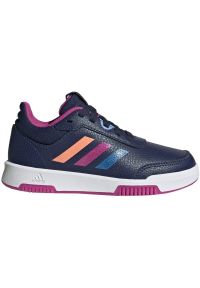 Adidas - Buty adidas Tensaur Sport 2.0 K Jr HP6157 niebieskie. Okazja: na uczelnię. Kolor: niebieski. Materiał: materiał, syntetyk, skóra, guma. Szerokość cholewki: normalna #1